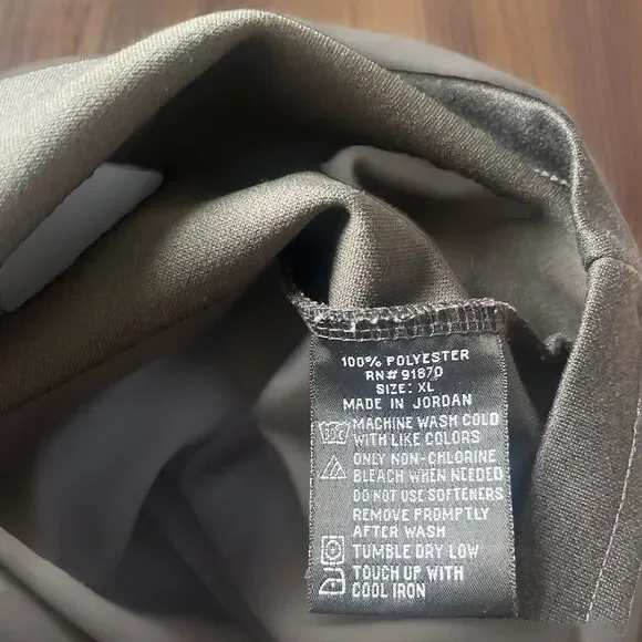 Pebble Beach Men's Gray Performance quarter zip Golf pullover- size XL - Picture 5 of 5